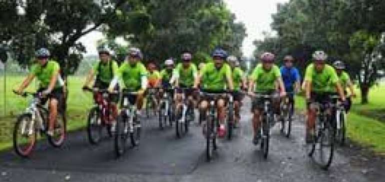 Ratusan Masyarakat Kuansing Semarakan Fun Bike Wisata Alam Yang Melintasi Sejumlah Objek Wisata